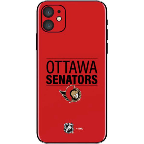 NHL Ottawa Senators Lineup iPhone 11 Skin